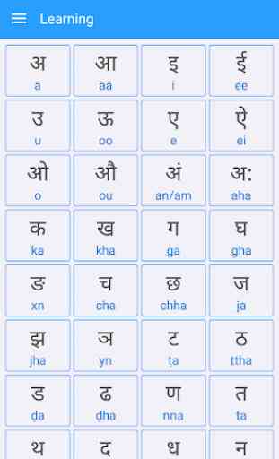 Alphabet Hindi, Écriture De Lettres Hindi 2