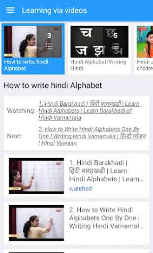 Alphabet Hindi, Écriture De Lettres Hindi 4