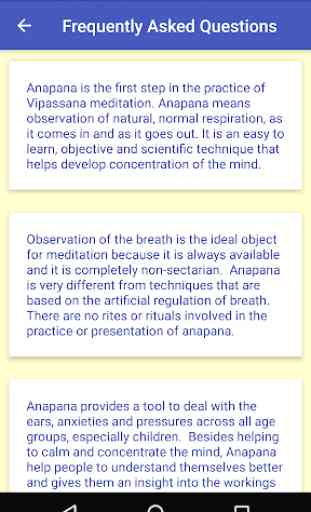 Anapana Meditation 3
