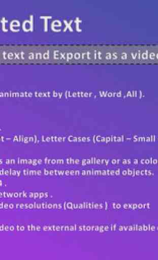 Animated Text Creator - Text Animation video maker 1