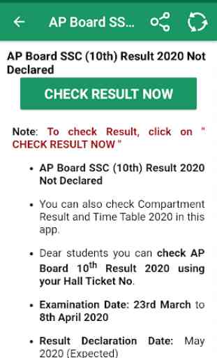 AP Board Results 2020, SSC (10th) & Intermediate 3