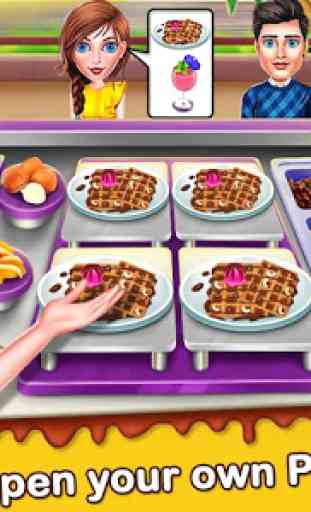 Cake Shop Cafe Pastries & Waffles cooking Game 2