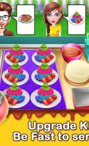 Cake Shop Cafe Pastries & Waffles cooking Game 3