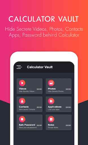 Calculator Vault: Secrete Photo, Video & Password 1