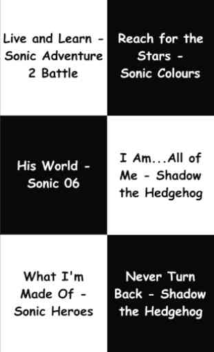 carreaux de piano - Sonic 1