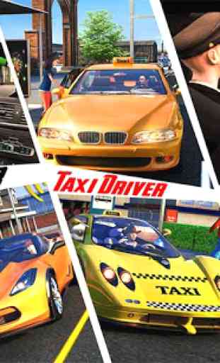 chauffeur de taxi de taxi jaune: 2019 jeux de taxi 3