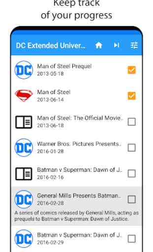 Checklist for DC Extended Universe 4