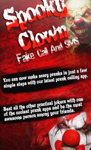 Clown Effrayant Faux Appels 1