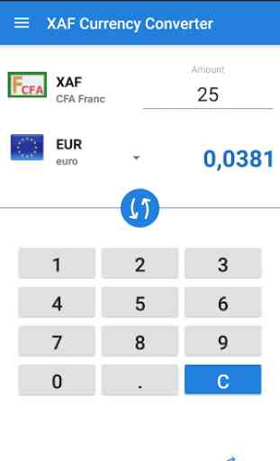 Convertisseur de Francs CFA 2