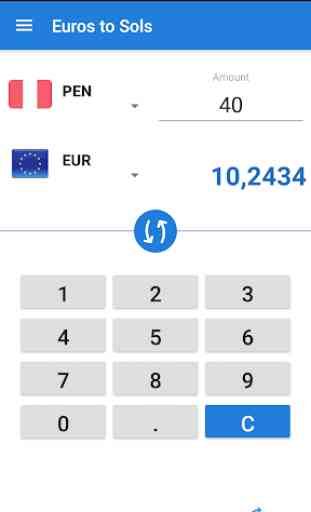 Convertisseur Euro en Sol Péruvien / EUR en PEN 2
