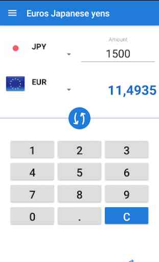 Convertisseur Euro en yen japonais / EUR en JPY 2
