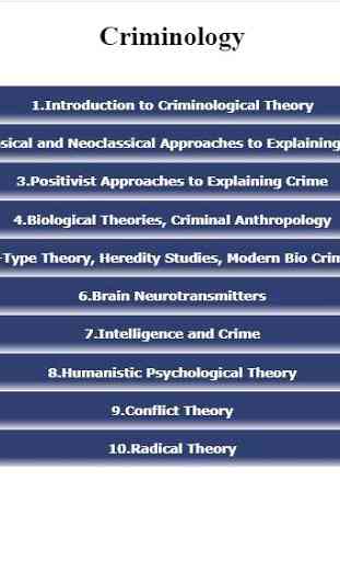 criminology 1
