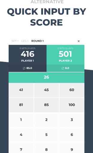 Darts Scorer 180 - Darts Scoreboard App 3