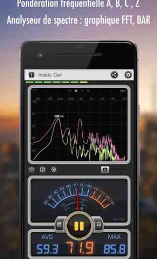 Décibel X PRO - Sonomètre (dBA, dBC) & Dosimètre 2