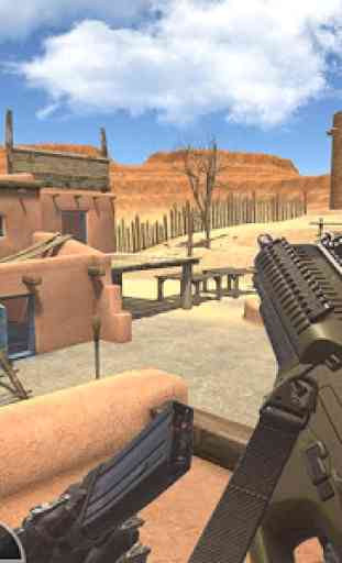 Delta Battle War Shooter FPS cible jeu Shoot 4