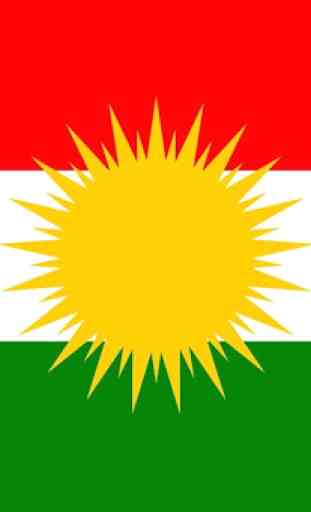 Drapeau kurde Fonds d'écran 1