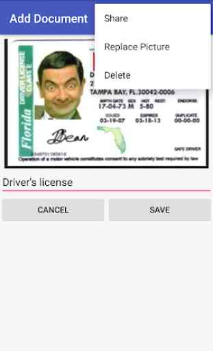 Driver Licence : Secure Docs Storage 4