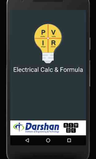 Electrical Calculator and Formula 1