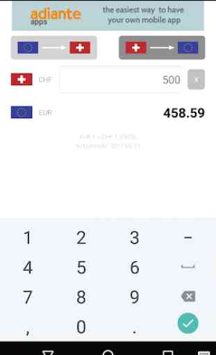 Euro en Franc Suisse (CHF) 2