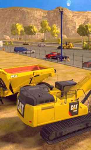 Excavator Sim 3D - big heavy crane game simulator 1