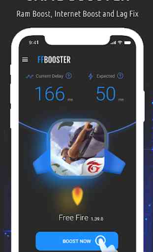 FFBOOSTER - LAG FIX for Free Fire & Game Booster 2