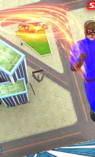 Flash speed hero: jeux de simulation de crime 4