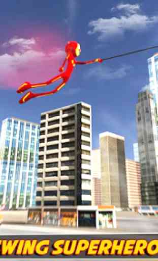 Flash Stickman Rope Hero – Speed Hero Crime City 2