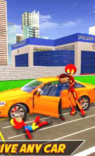 Flash Stickman Rope Hero – Speed Hero Crime City 4