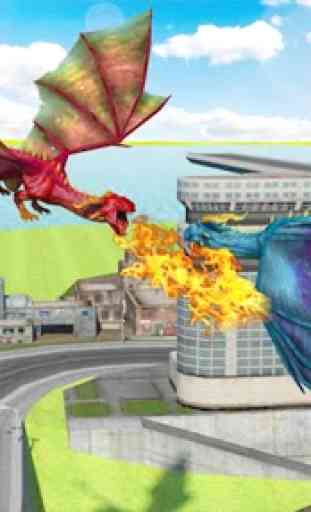 Flying Dragon Clash Simulator: Archers VS Dragons 2