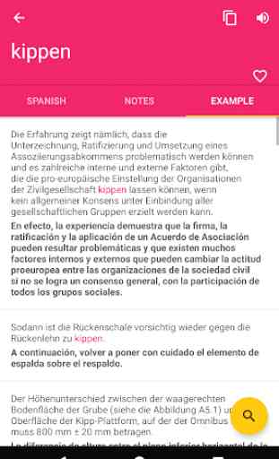 German Spanish Offline Dictionary & Translator 3