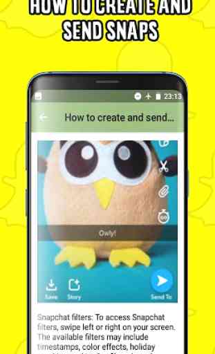 How to use snapchat 3