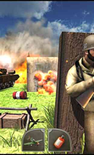 jeu de tir de guerre mondiale: escouade tir libre 2