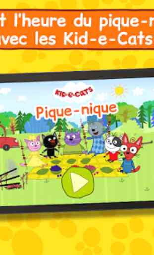 Kid-E-Cats Pique-nique. Mini jeux pour enfants 1