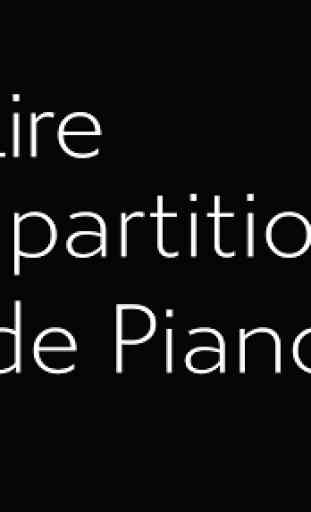 Lire partition de Piano 1