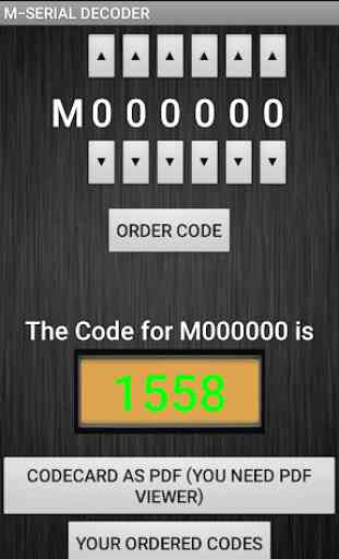 M-Serial Radio Code Decoder 3