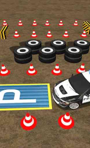Modern Police Car Parking- Car Driving Games 1