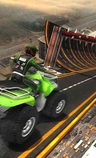 Moto Quad Moto Stunt: ATV Impossible Track 2