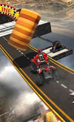 Moto Quad Moto Stunt: ATV Impossible Track 3