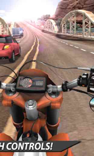 Moto Rider In Traffic 3