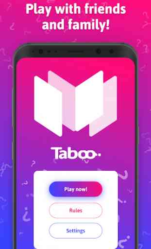 mTaboo - tabu, forbidden words party game! 1