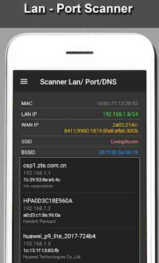 Network Tools : WiFi Lan Scanner - Wifi Scanner 4