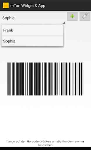 Packstation Barcode Widget 1
