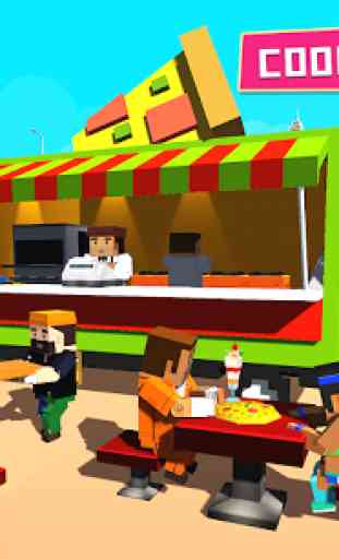 Pizza Shop: Moto Pizza Burger Livraison Jeux 1