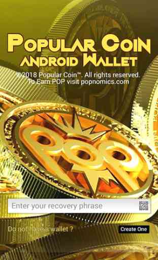 Popular Coin (POP) Wallet for Android aka POPCOIN 4