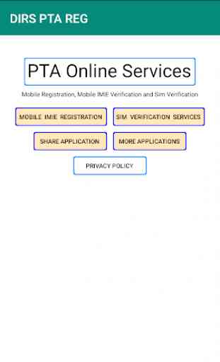 PTA Mobile Registration for Overseas Pakistan 2019 1