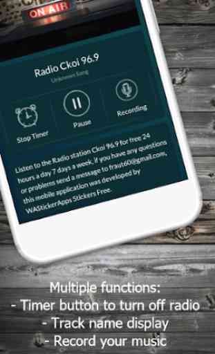 Radio Ckoi 96.9 App Gratuit 3