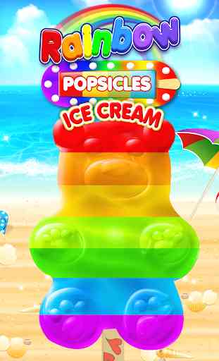 Rainbow Ice Cream - Crème glacée arc-en-ciel 2