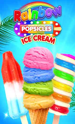 Rainbow Ice Cream - Crème glacée arc-en-ciel 4