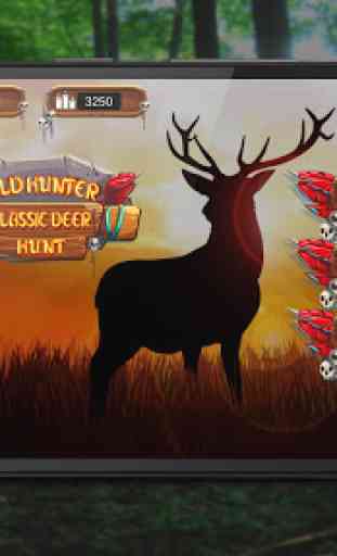 sauvage chasseur cerf chasse 1