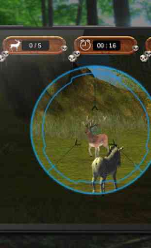 sauvage chasseur cerf chasse 4
